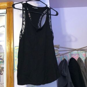 black tank top